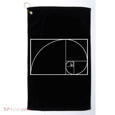 Cool Fibonacci Spiral Trendy Math Lover Science Golf Towel