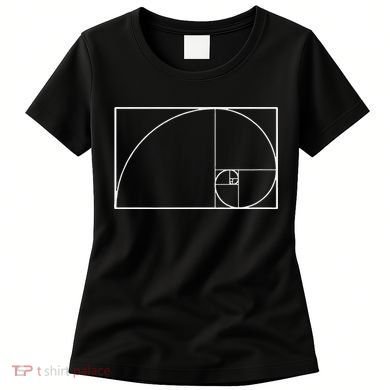 Cool Fibonacci Spiral Trendy Math Lover Science Women's T-Shirt