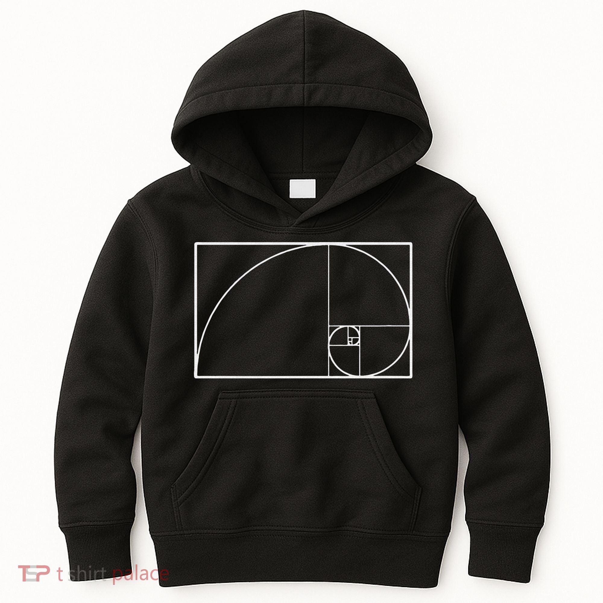 Cool Fibonacci Spiral Trendy Math Lover Science Kids Hoodie