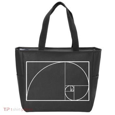 Cool Fibonacci Spiral Trendy Math Lover Science Tote Bag