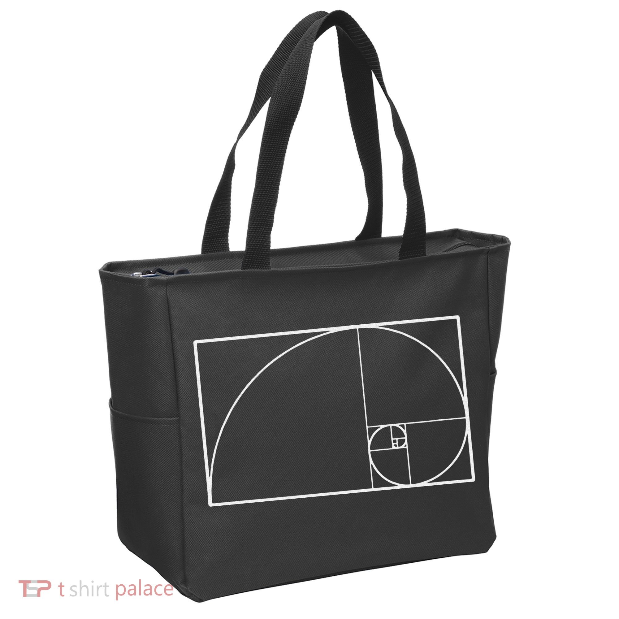 Cool Fibonacci Spiral Trendy Math Lover Science Tote Bag