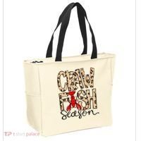 Craw Fish Season Leopard Love Crawfish Tote Bag thumb 2