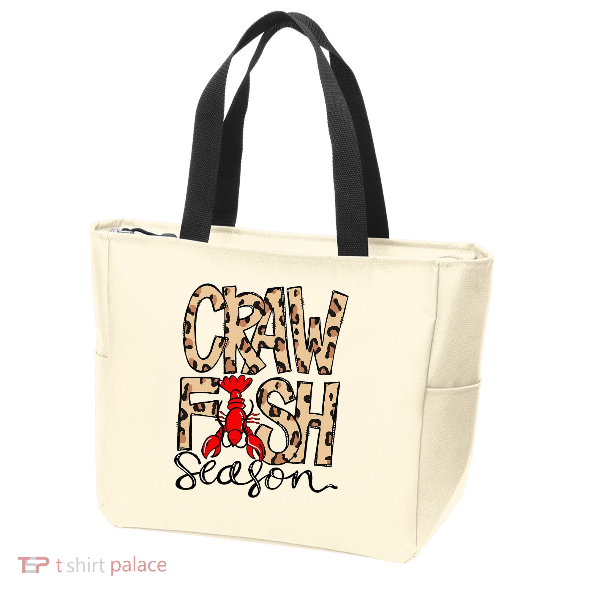 Craw Fish Season Leopard Love Crawfish Tote Bag