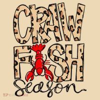 Craw Fish Season Leopard Love Crawfish Tote Bag thumb 4