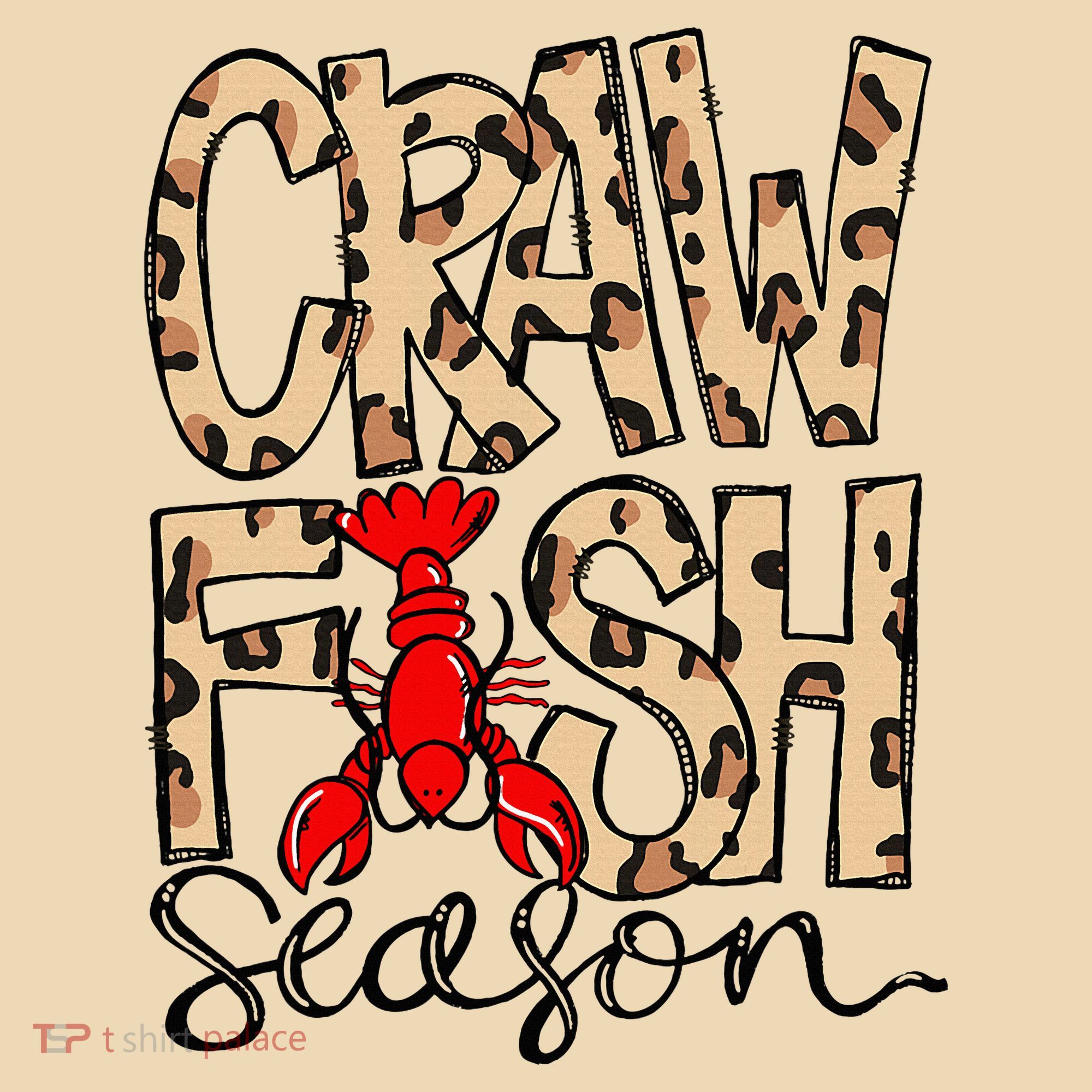 Craw Fish Season Leopard Love Crawfish Tote Bag