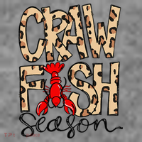 Craw Fish Season Leopard Love Crawfish Toddler Hoodie thumb 2