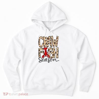 Craw Fish Season Leopard Love Crawfish Hoodie
