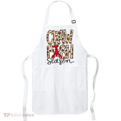 Craw Fish Season Leopard Love Crawfish Apron
