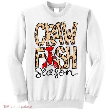 Craw Fish Season Leopard Love Crawfish Sweatshirt