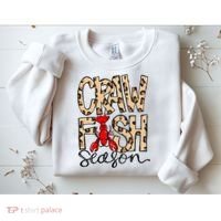 Craw Fish Season Leopard Love Crawfish Sweatshirt thumb 2