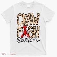 Craw Fish Season Leopard Love Crawfish T-Shirt thumb 0