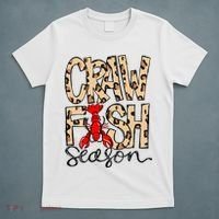 Craw Fish Season Leopard Love Crawfish T-Shirt thumb 5