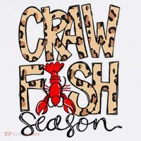Craw Fish Season Leopard Love Crawfish T-Shirt thumb 7