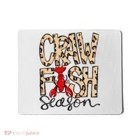 Craw Fish Season Leopard Love Crawfish Mousepad thumb 0