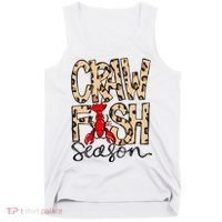 Craw Fish Season Leopard Love Crawfish Tank Top thumb 0
