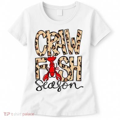 Craw Fish Season Leopard Love Crawfish Women's T-Shirt