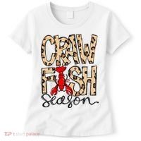 Craw Fish Season Leopard Love Crawfish Women's T-Shirt thumb 0