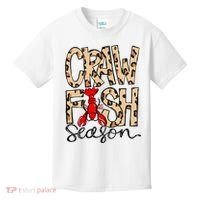 Craw Fish Season Leopard Love Crawfish Kids T-Shirt thumb 0
