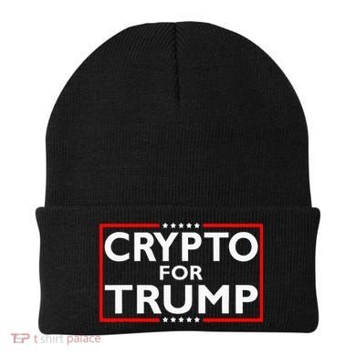 Crypto For Trump President Election 2024 Pro Cryptocurrency Beanie