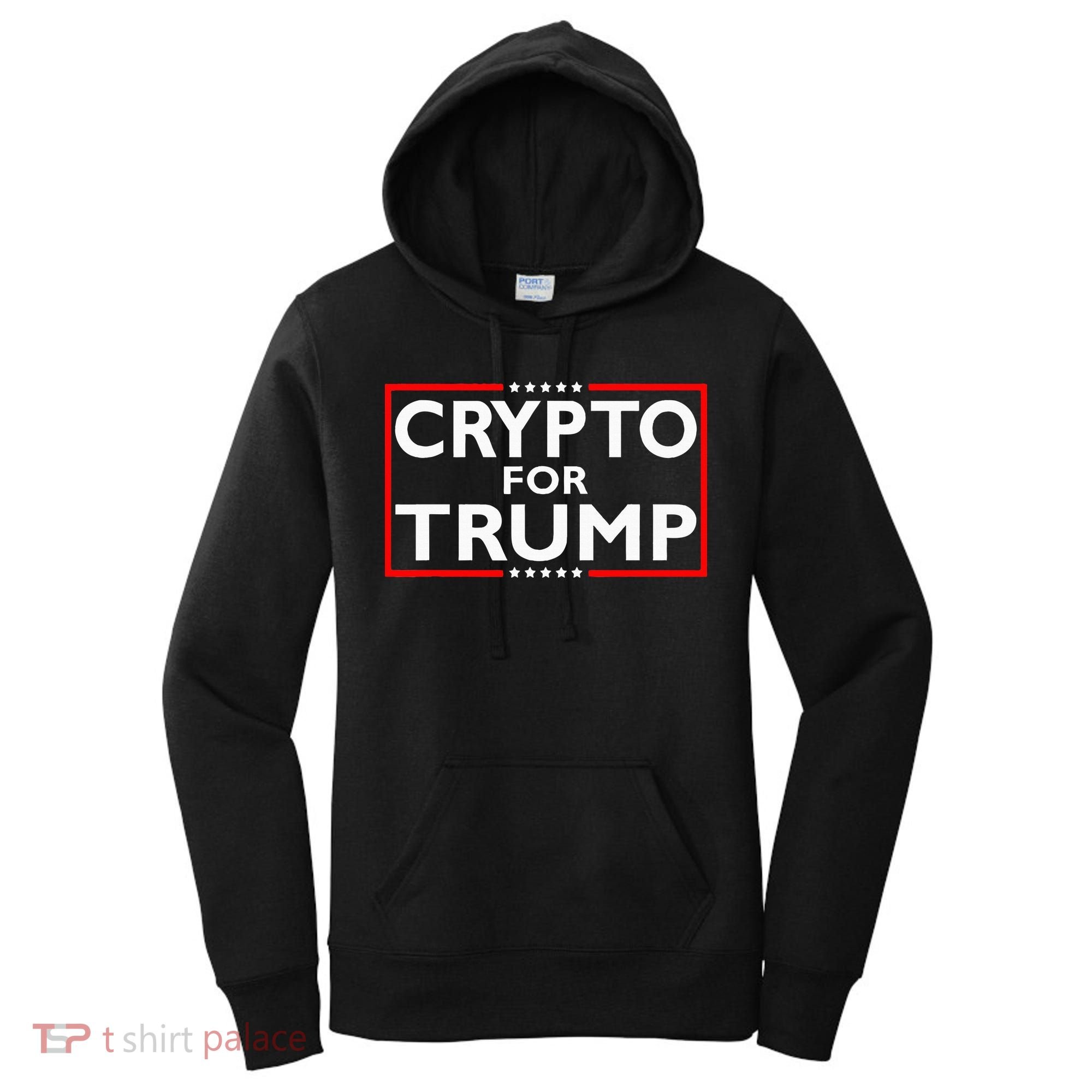 Crypto For Trump President Election 2024 Pro Cryptocurrency Women's Hoodie