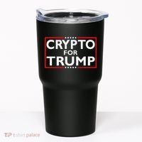 Crypto For Trump President Election 2024 Pro Cryptocurrency Tumbler thumb 0
