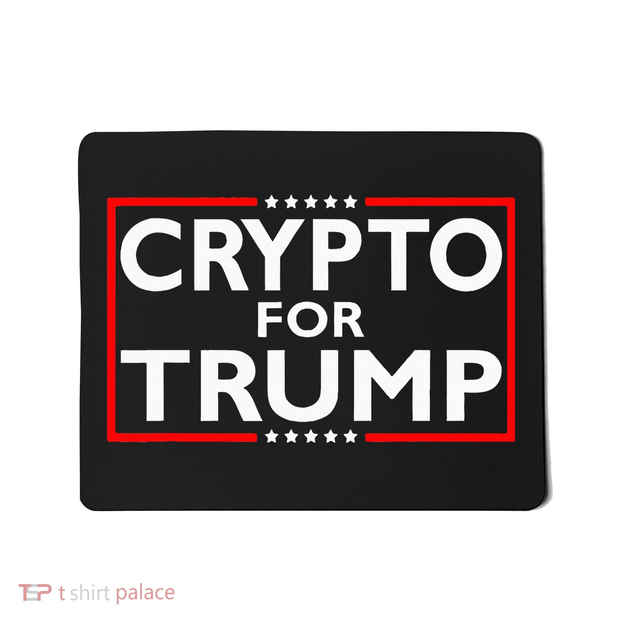 Crypto For Trump President Election 2024 Pro Cryptocurrency Mousepad