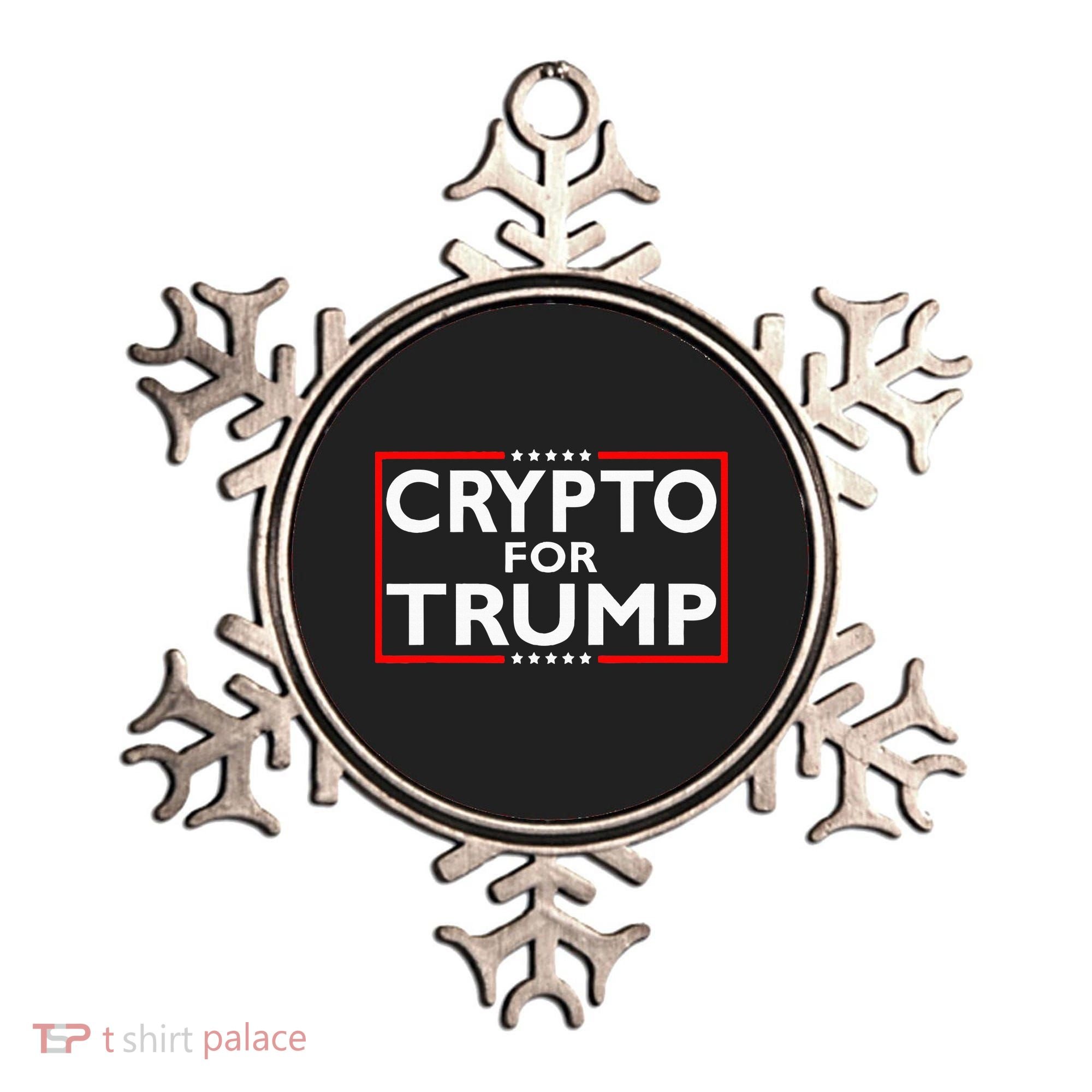 Crypto For Trump President Election 2024 Pro Cryptocurrency Ornament