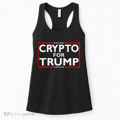 Crypto For Trump President Election 2024 Pro Cryptocurrency Women's Tank Top