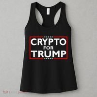 Crypto For Trump President Election 2024 Pro Cryptocurrency Women's Tank Top thumb 3
