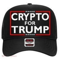 Crypto For Trump President Election 2024 Pro Cryptocurrency Hat thumb 0