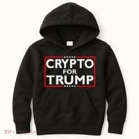 Crypto For Trump President Election 2024 Pro Cryptocurrency Kids Hoodie thumb 0