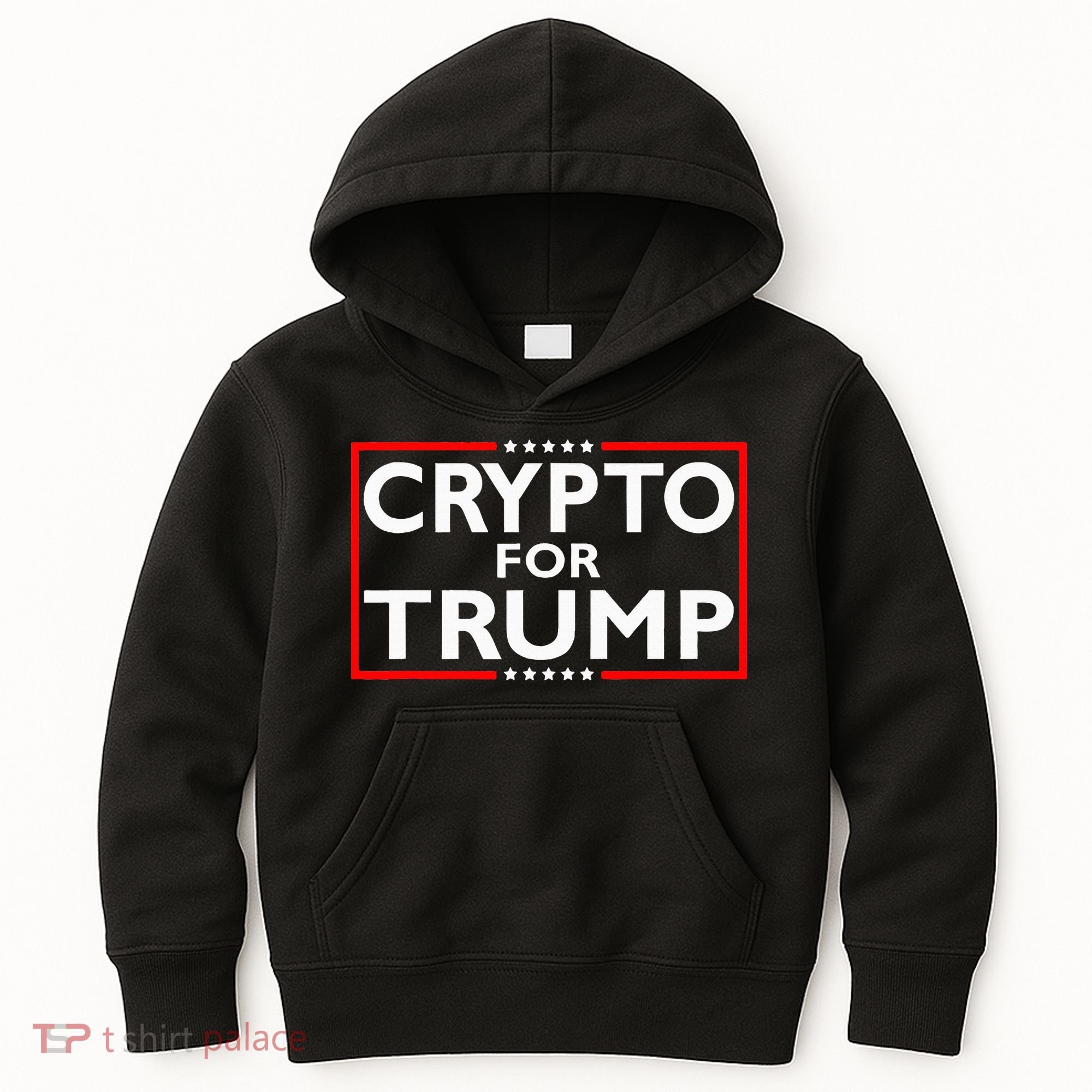 Crypto For Trump President Election 2024 Pro Cryptocurrency Kids Hoodie