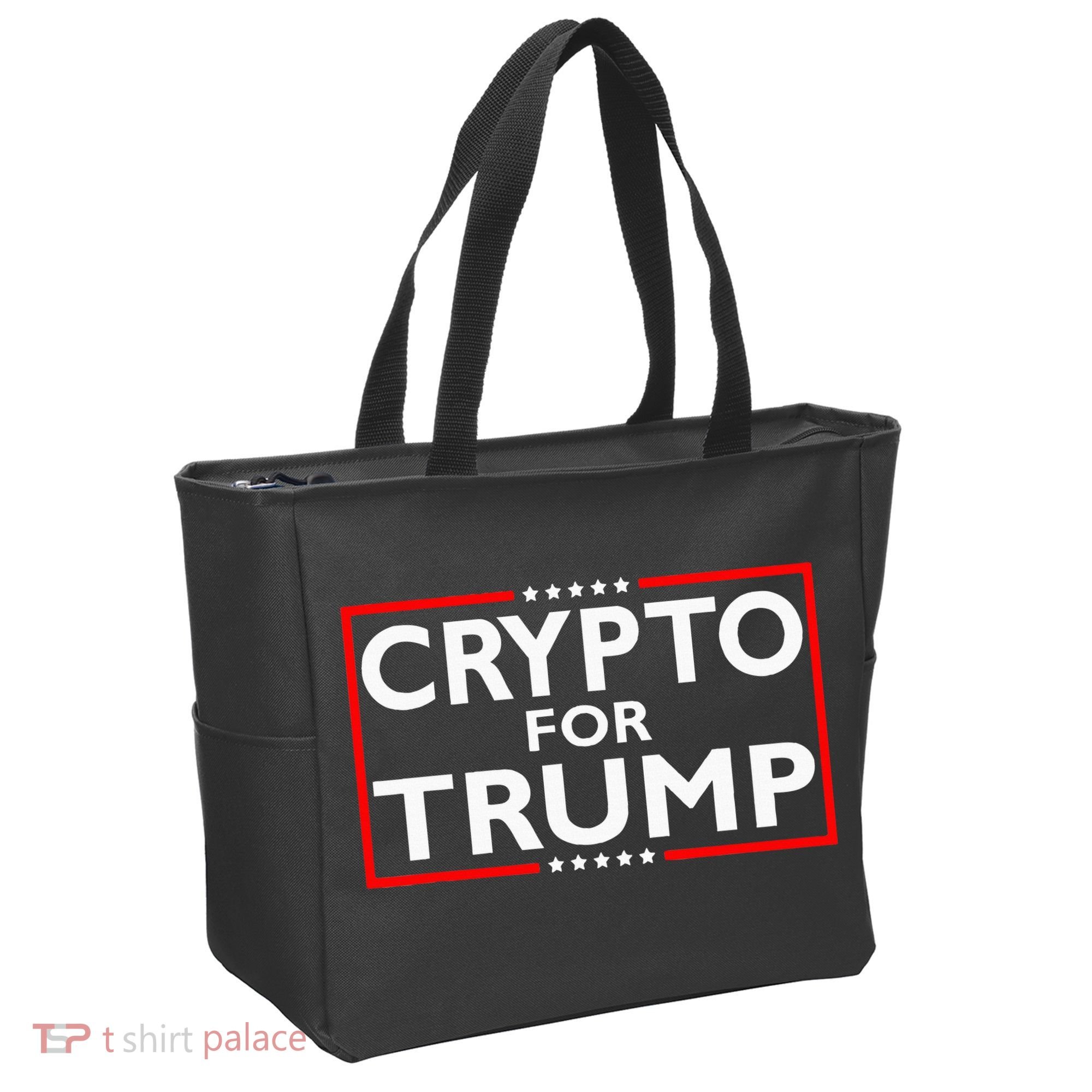 Crypto For Trump President Election 2024 Pro Cryptocurrency Tote Bag