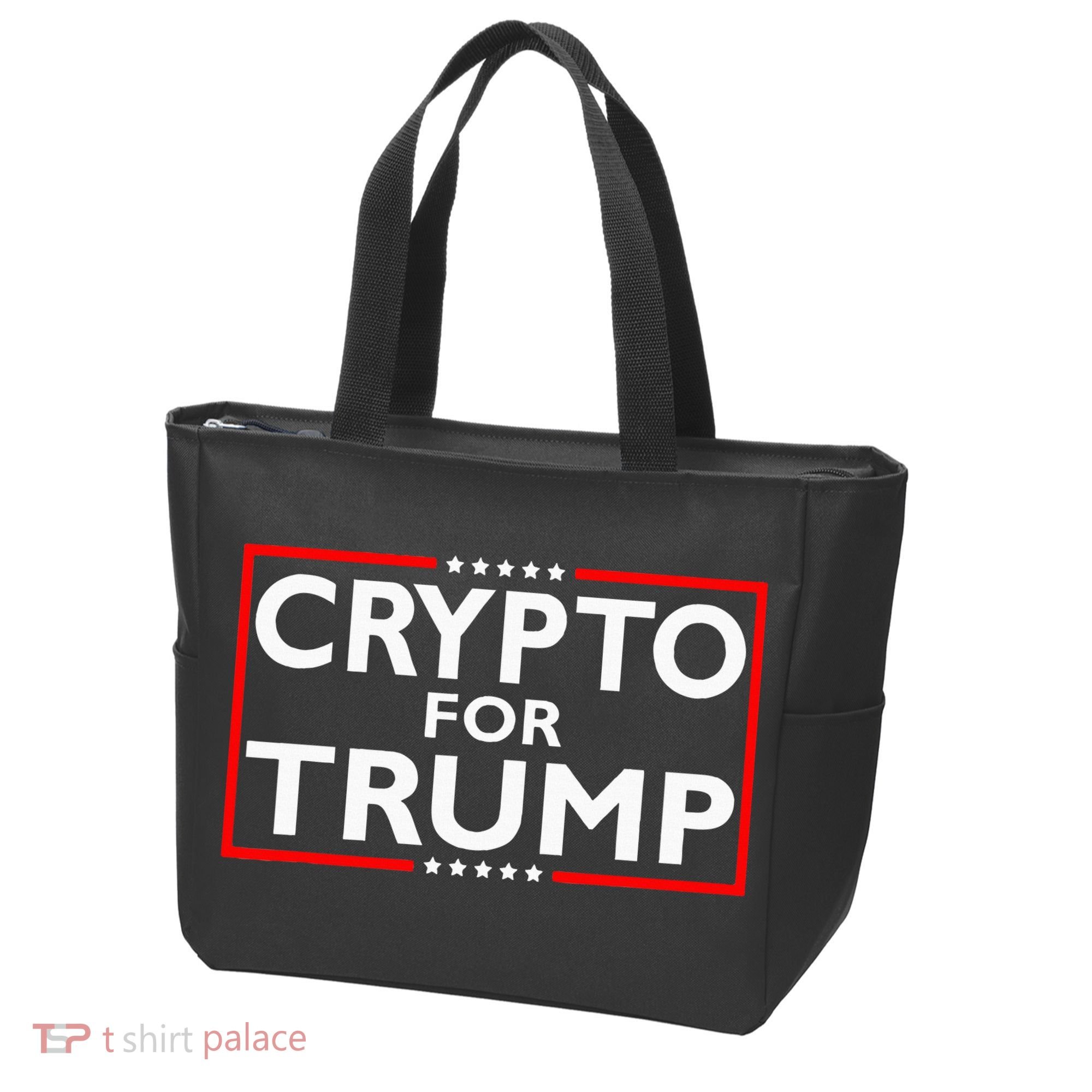 Crypto For Trump President Election 2024 Pro Cryptocurrency Tote Bag