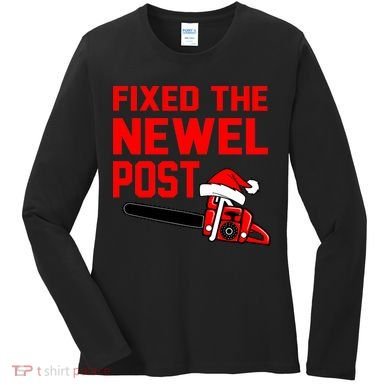 Christmas Fixed The Newel Post Essential Women's Long Sleeve Shirt