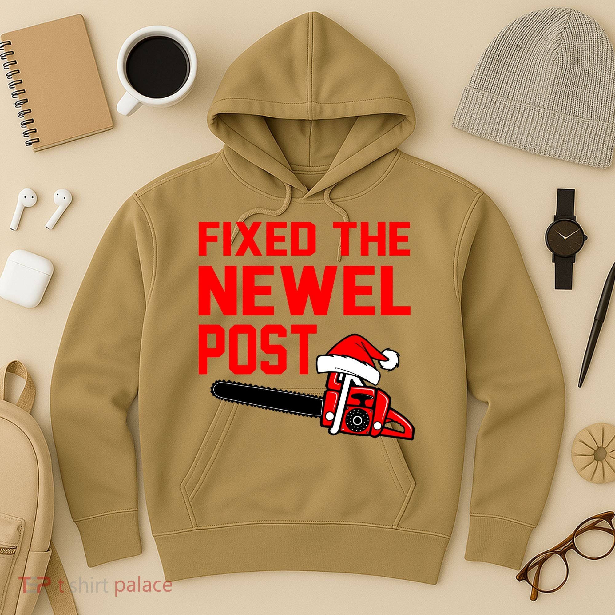 Christmas Fixed The Newel Post Essential Hoodie
