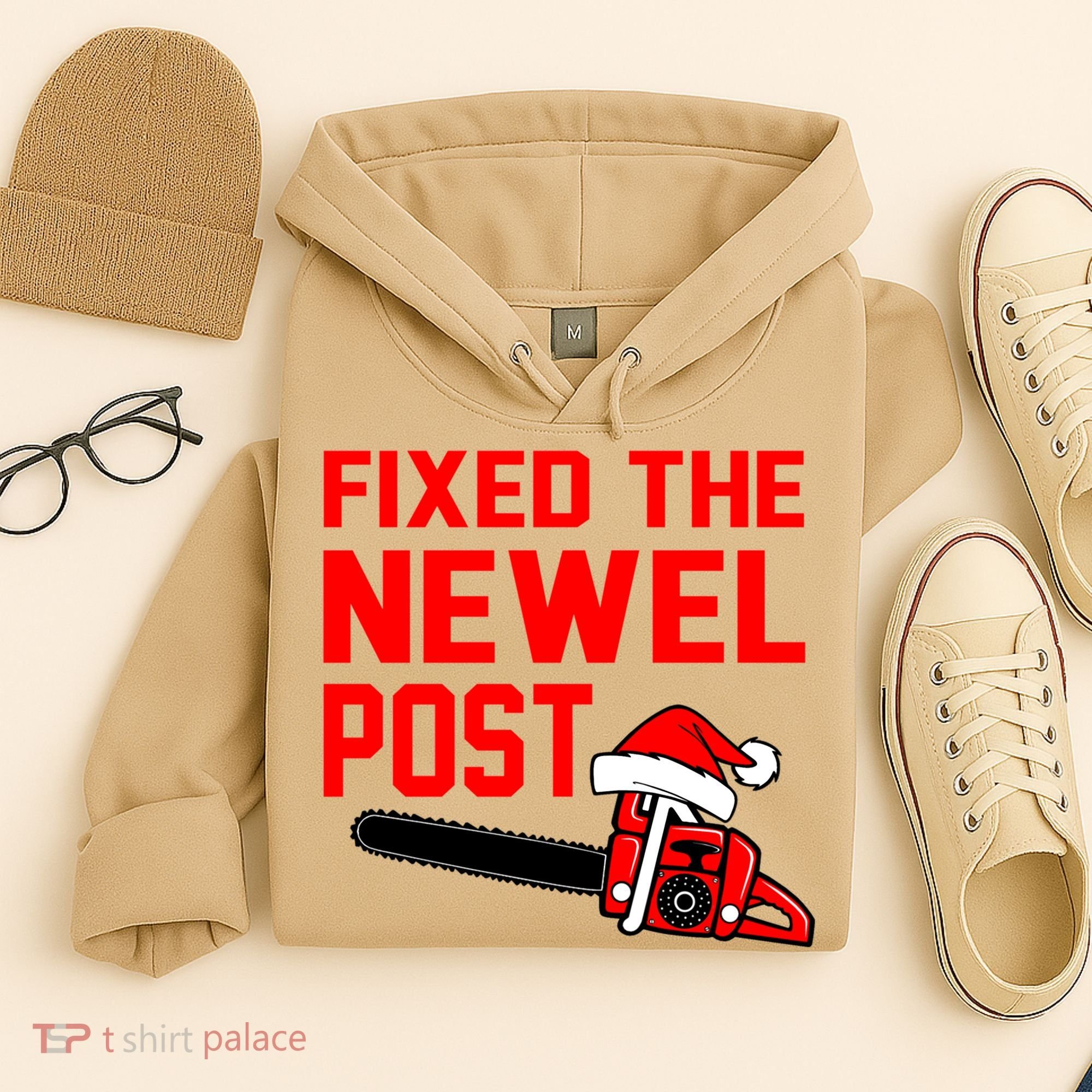 Christmas Fixed The Newel Post Essential Hoodie