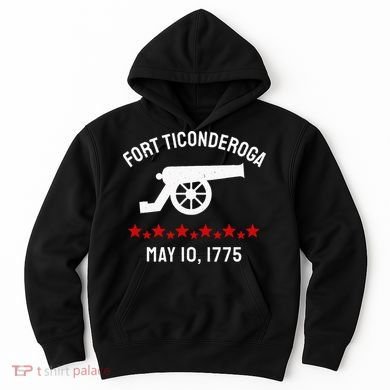 Capture Fort Ticonderoga Cannon Revolutionary War Hoodie