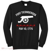 Capture Fort Ticonderoga Cannon Revolutionary War Sweatshirt thumb 0