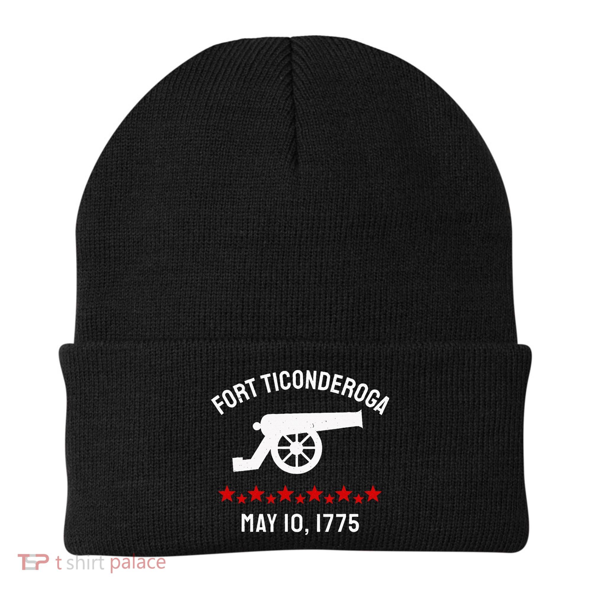Capture Fort Ticonderoga Cannon Revolutionary War Beanie