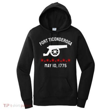 Capture Fort Ticonderoga Cannon Revolutionary War Women's Hoodie