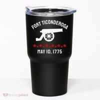 Capture Fort Ticonderoga Cannon Revolutionary War Tumbler thumb 0