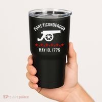 Capture Fort Ticonderoga Cannon Revolutionary War Tumbler thumb 2