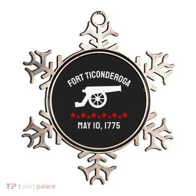 Capture Fort Ticonderoga Cannon Revolutionary War Ornament