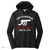 Capture Fort Ticonderoga Cannon Revolutionary War Performance Fleece Hoodie thumb 0