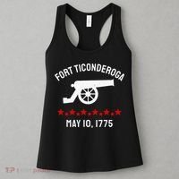 Capture Fort Ticonderoga Cannon Revolutionary War Women's Tank Top thumb 3