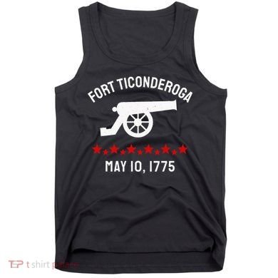 Capture Fort Ticonderoga Cannon Revolutionary War Tank Top