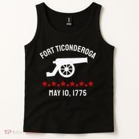 Capture Fort Ticonderoga Cannon Revolutionary War Tank Top thumb 2