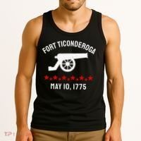 Capture Fort Ticonderoga Cannon Revolutionary War Tank Top thumb 3