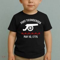 Capture Fort Ticonderoga Cannon Revolutionary War Toddler T-Shirt thumb 2